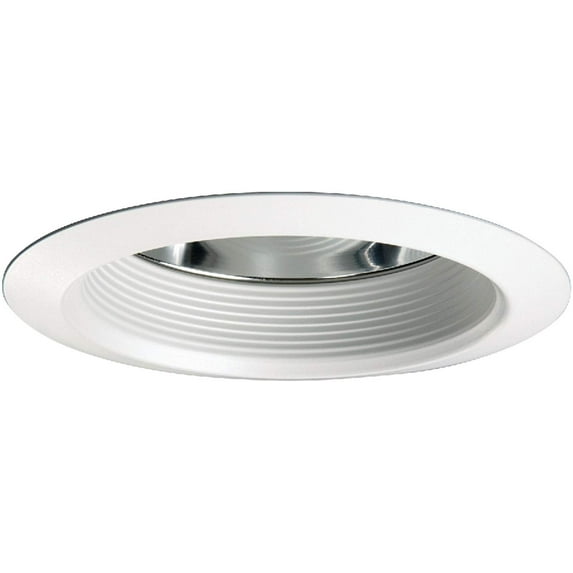 Cooper Lighting Recessed Lighting Trim 30WATH Baffle Style - White/Clear Reflector, 6 Inch