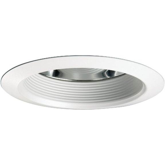 Cooper Lighting Recessed Lighting Trim 30WATH Baffle Style - White/Clear Reflector, 6 Inch
