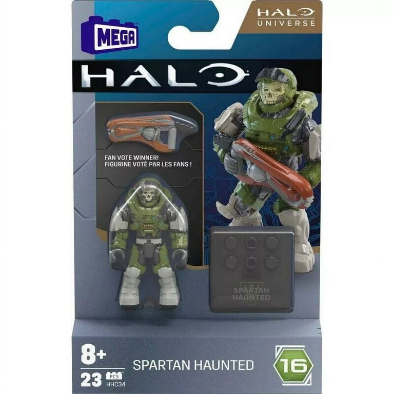 Halo Mega Bloks Construx Heroes Series 16 Spartan Haunted