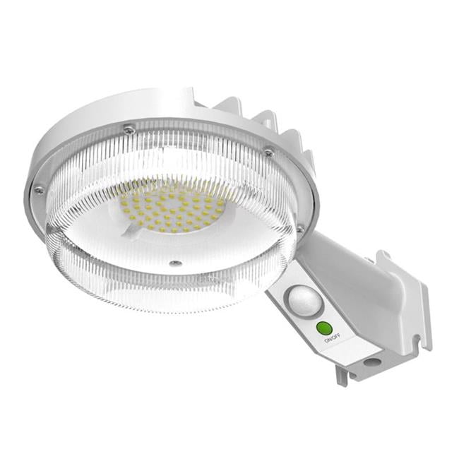 Gray Solar Powered Motion-Sensing LED Area Light