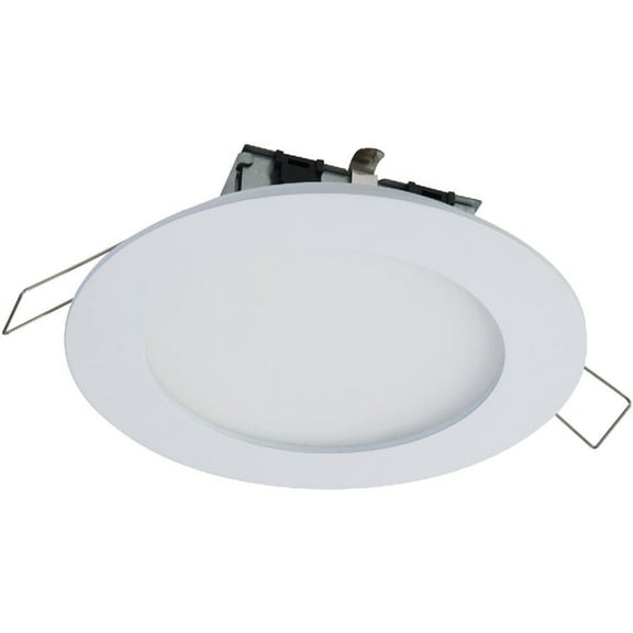HALO SMD4R6930WHDM LED Retrofit Trim Kit Light Fixture, Direct-Mount, White, Round, 4-In. - Quantity 1