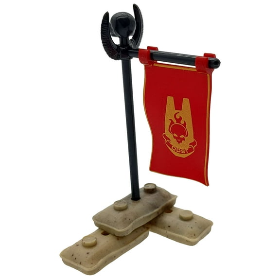 Halo ODST Hive Exterminators Orbital Drop Shock Troopers Flag Minifigure Accessory (No Packaging)
