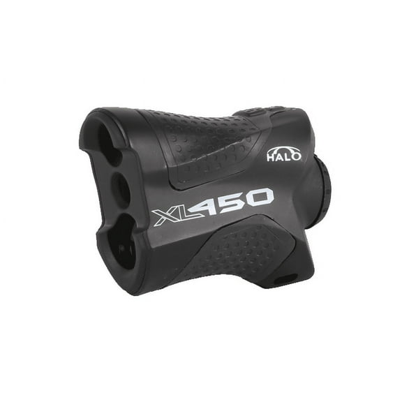 Halo Optics XL450-7 Laser Hunting Rangefinder, Accurate Precise Water-Resistant Ergonomic Non-Slip Grip Portable Durable Hunting Laser Range Finder with Scan Mode