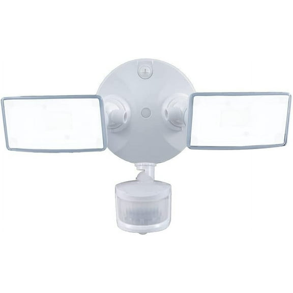 Halo LED Security Light TGS2S402MSRW - Motion Sensing, 2 Heads - White