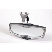 SEIZMIK 56-18022 Mirror - Halo R - Rear View w/LED Cabin Light - Rectangle - Silver w/Silver Bezel - Can Am X3