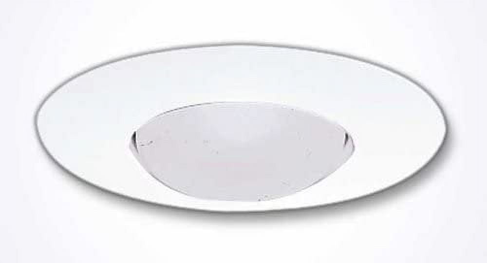 Halo 6-Inch Matte White Aluminum Recessed Light Trim