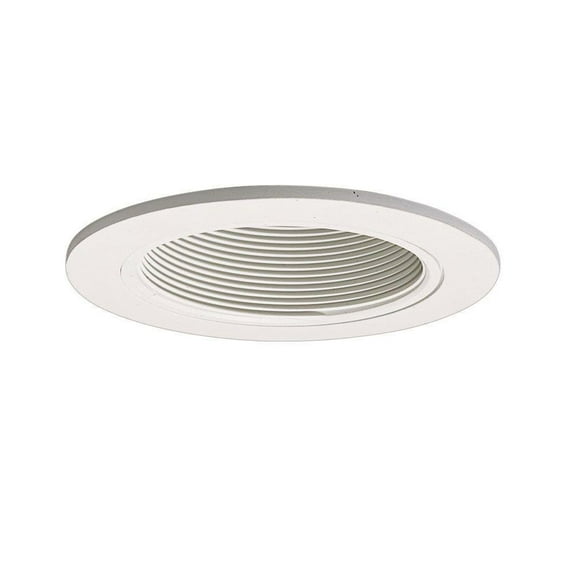 Halo Recessed Lighting 993W 4" White Baffle Trim With Coilex Baffle
