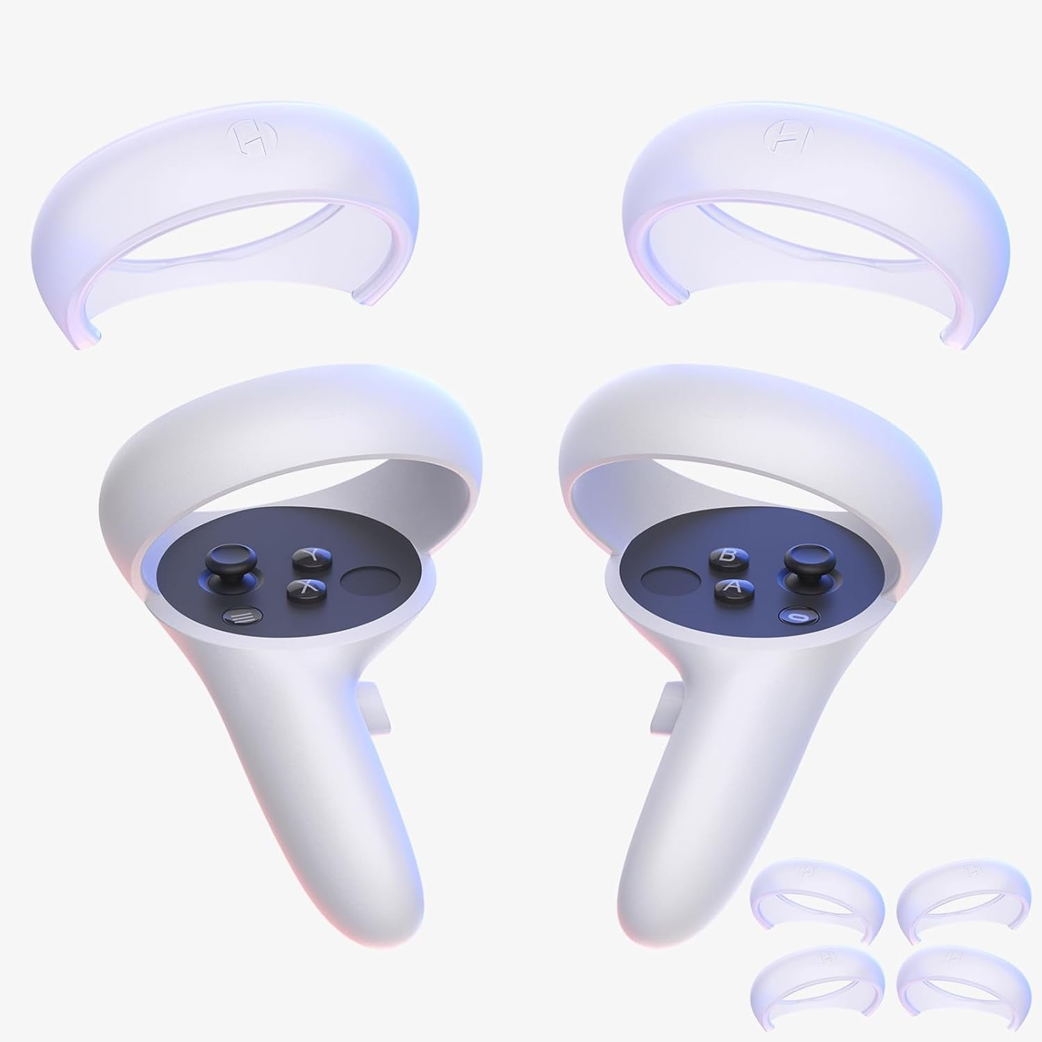 Halo Silicone Controller Cover Compatible with Oculus Meta Quest 2 ...