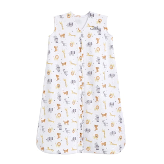 HALO Sleepsack® Wearable Blanket, 100% Cotton, Jungle, Toddler, Unisex, Large, 12-18 Months