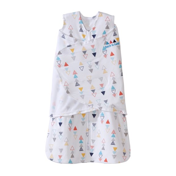 HALO Sleepsack® Swaddle, 100% Cotton, Multi Triangle, Newborn, Unisex, 0-3 Months