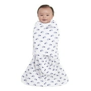 HALO OPTICS Halo SleepSack Swaddle, 100% Cotton, Navy Hedgehog, Infant Boys, 4-6 Months