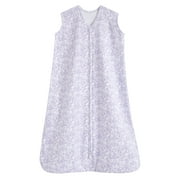 HALO Sleepsack Wearable Blanket, 100 percent cotton, Aster Flowers-Purple, Toddler Girls, Large, 12-18 Months
