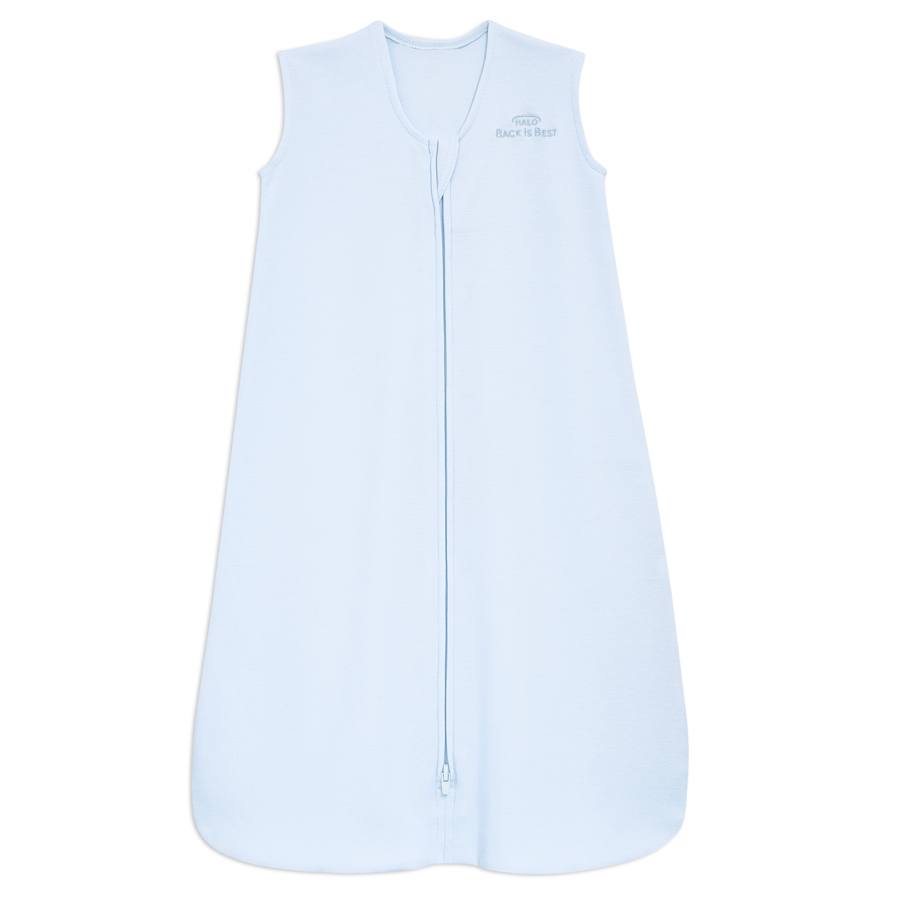 HALO◦ SleepSack◦Wearable Blanket, 100% Cotton, Baby Blue, Infant Boys, Small, 0-6 Months