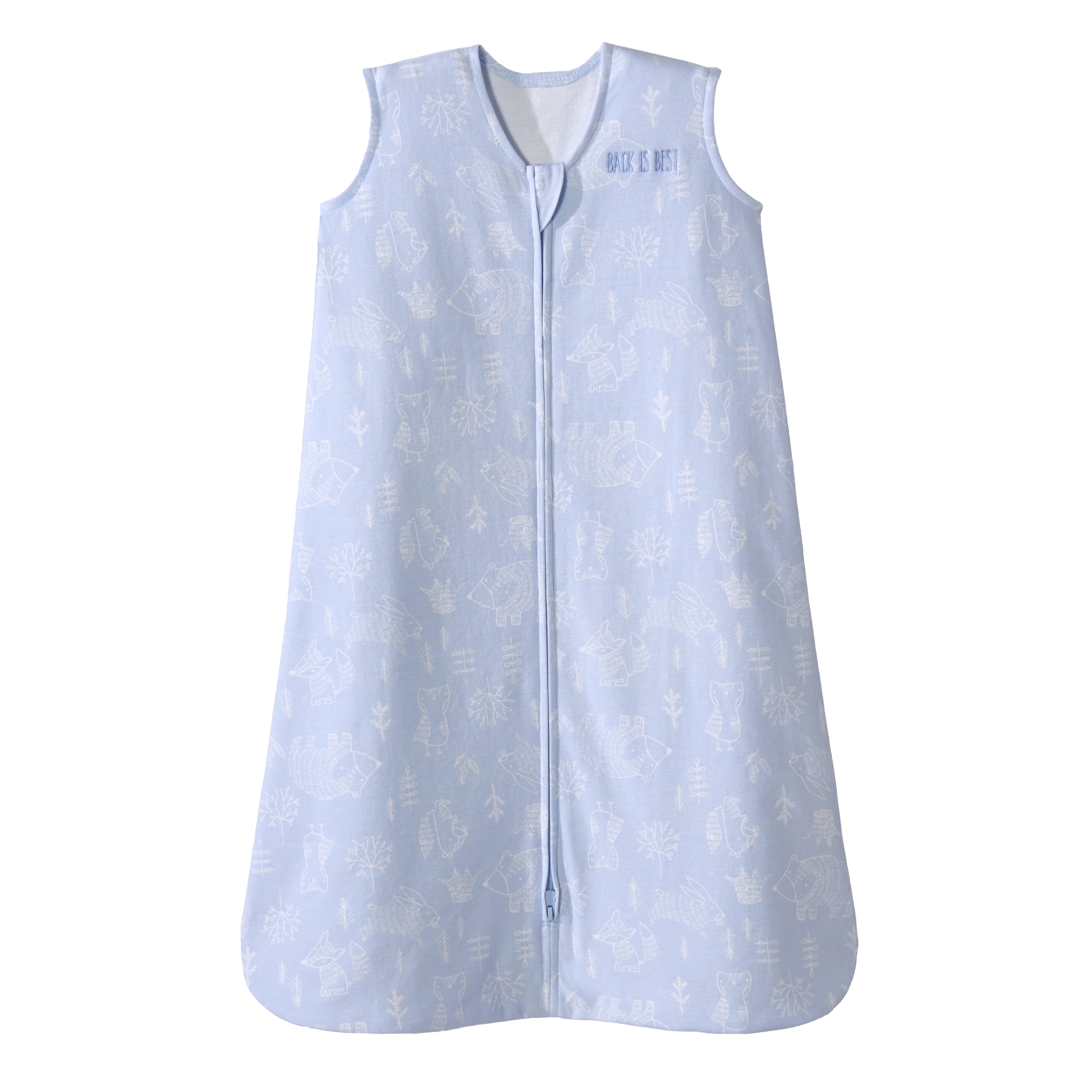 Halo® Sleepsack® Wearable Blanket, 100% Cotton, Blue Woodland, Infant Boys, Small, 0-6 Months
