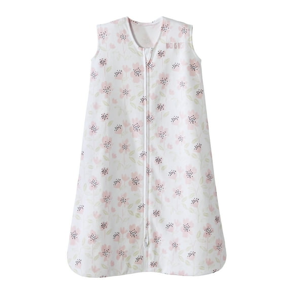 HALO SleepSack Wearable Blanket, 100% Cotton, Blush Wildflower, Toddler Girls, Large, 12-18 Months