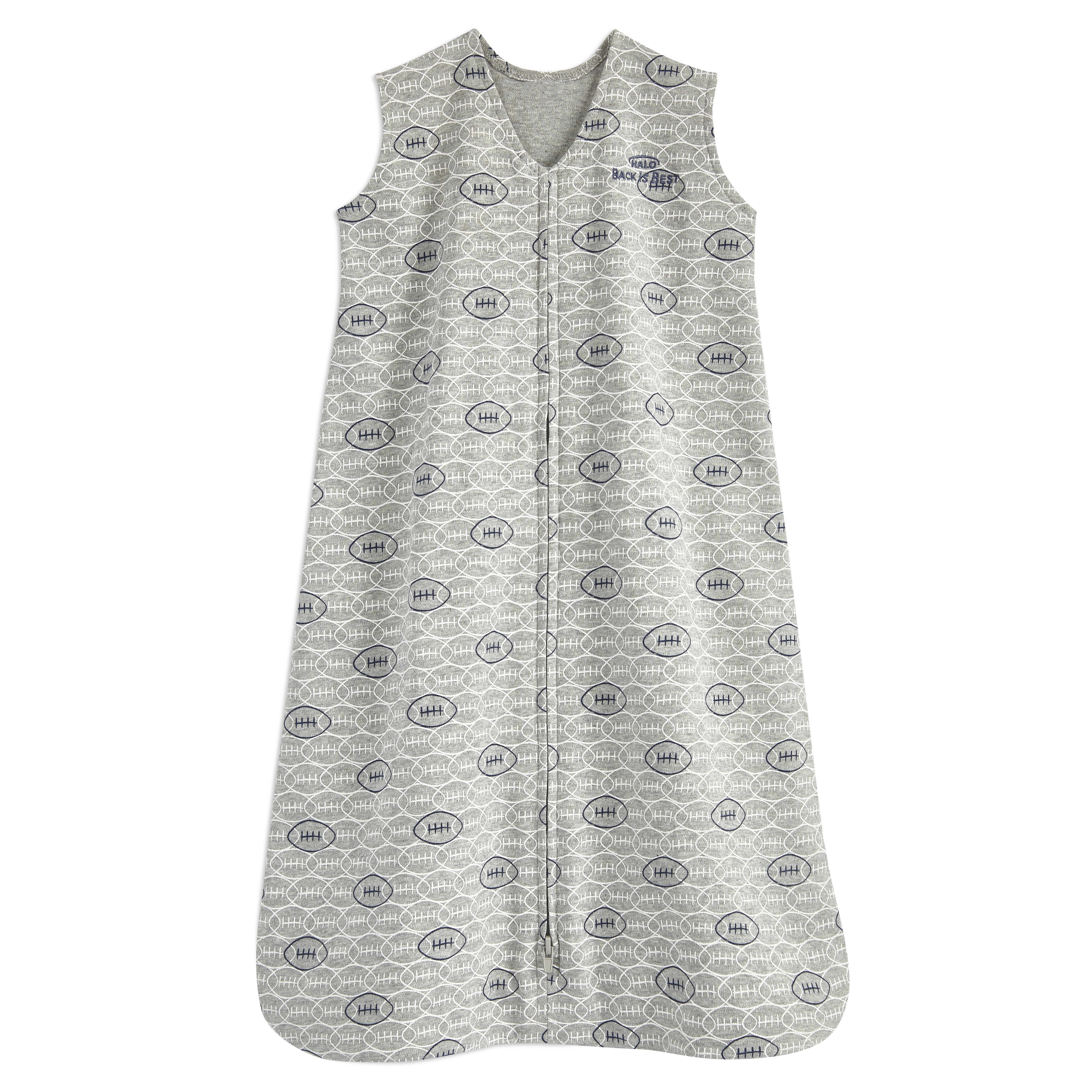 Halo Sleepsack Wearable Blanket 100 Cotton Footballs Toddler Boys Large 12 18 Months Walmart