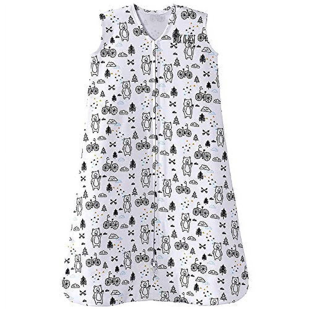 HALO SleepSack Wearable Blanket, 100% Cotton, Huggy Bears, Infant, Unisex, Small, 0-6 Months
