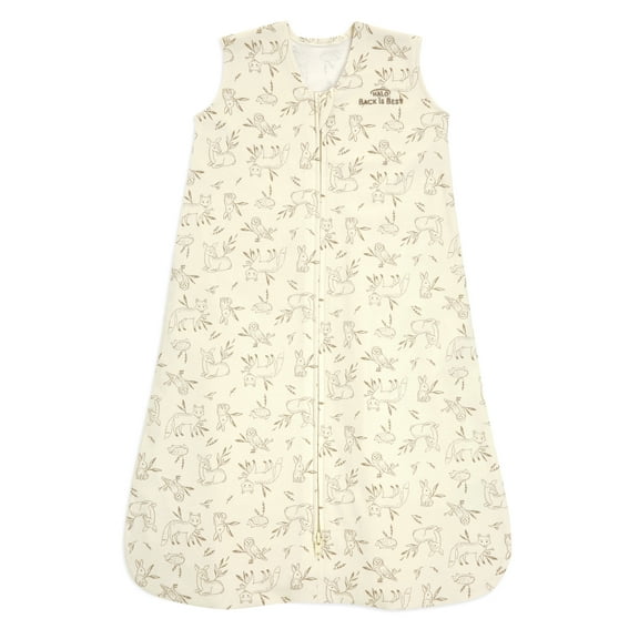 HALO SleepSack Wearable Blanket, 100% Cotton, Lullaby Forest, Unisex, Large, 12-18 Months