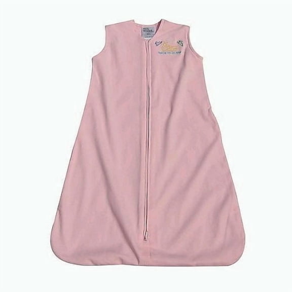 Halo SleepSack Wearable Blanket, 100% Cotton, Soft Pink, Toddler Girls, Large, 12-18 Months