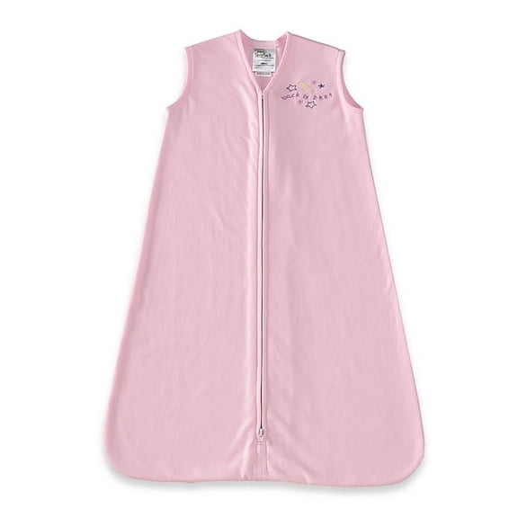 Halo SleepSack Wearable Blanket, 100% Cotton, Soft Pink, Toddler Girls, Large, 12-18 Months