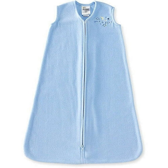 HALO SleepSack Wearable Blanket, Micro-Fleece, Baby Blue, Infant Boys, Medium, 6-12 Months