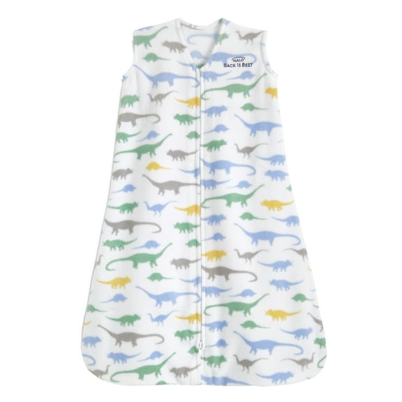 HALO SleepSack Wearable Blanket, Micro-Fleece, Dinos, Infant Boys, Small, 0-6 Months