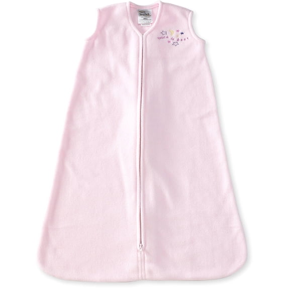 HALO® Sleepsack® Wearable Blanket, Micro-Fleece, Soft Pink, Infant Girls, Medium, 6-12 Months
