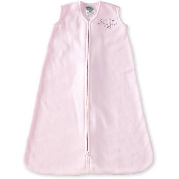 HALO SleepSack Wearable Blanket, Micro-Fleece, Soft Pink, Toddler Girls, Extra Large, 18-24 Months
