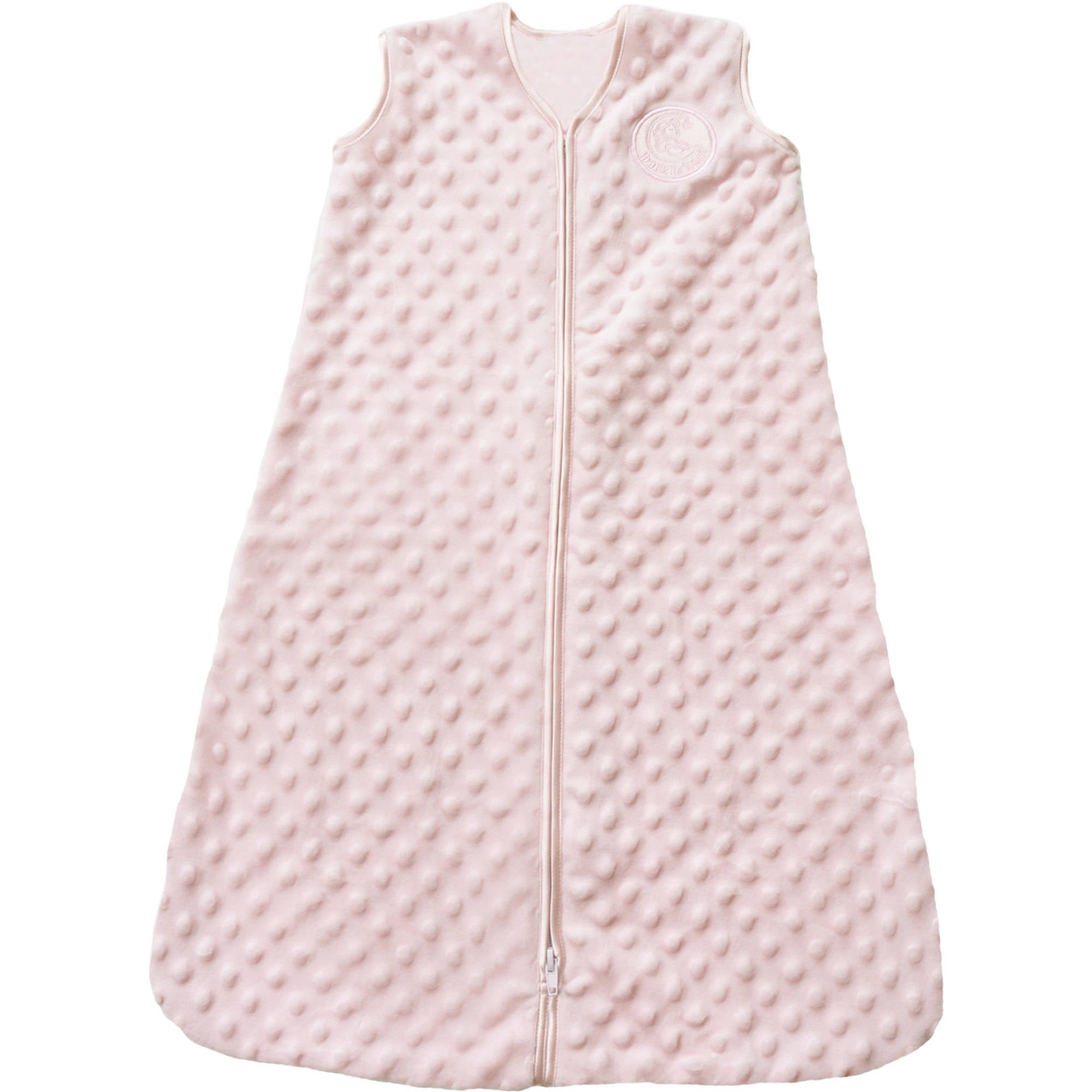 HALO® Sleepsack® Wearable Blanket, Plushy Dots Velboa, Pink, Toddler, Girls, Large, 12-18 Months