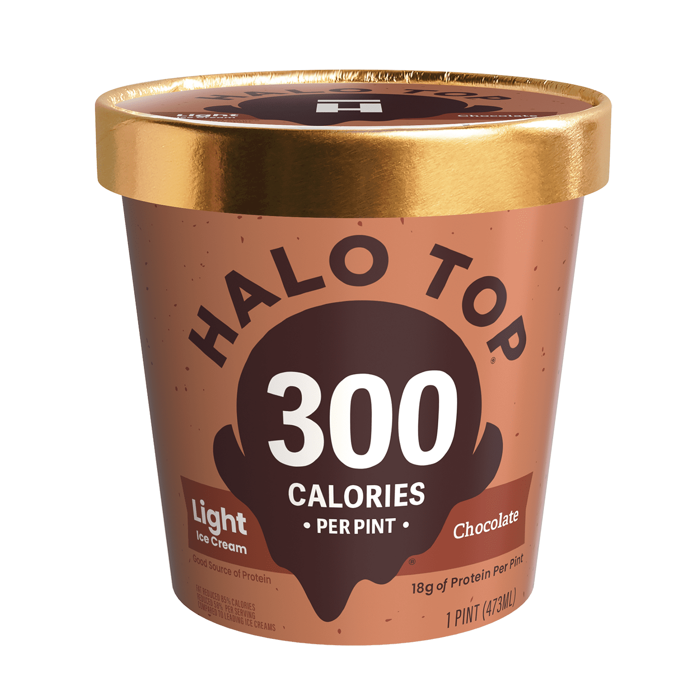 Halo Top Chocolate Light Ice Cream 16 fl oz Pint Walmart