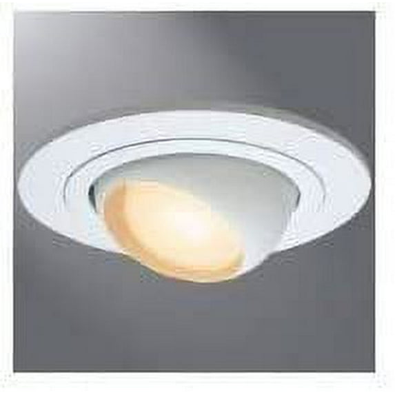 Halo Trim Eyeball Recessed R16 Par16 4 In. White