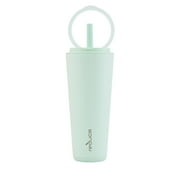 Reduce Halo Tumbler with Spill-Proof Straw & Handle – Sea Glass, 32 oz