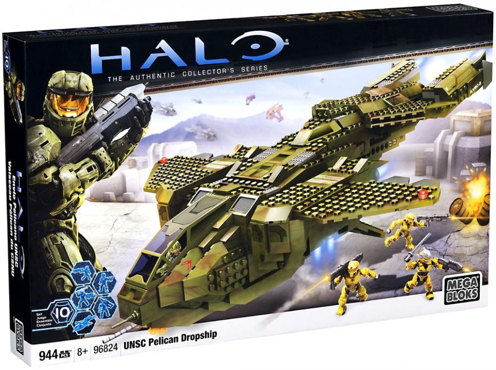Halo UNSC Pelican Dropship Set Mega Bloks 96824