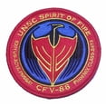 thumbnail image 1 of Halo UNSC Spirit Of Fire 4" Wide Embroidered Iron On Patch, 1 of 1