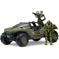 thumbnail image 1 of Halo Warthog & Master Chief #2 Deluxe Vehicle 4" Figure & Vehicle, 1 of 3