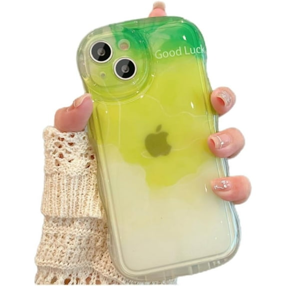 Halo Wave Vapour Bubble Phone Case, Small Fresh Design for Ladies, Drop-Proof and wear-Resistant, for iPhone 15 14 13 12 11 Pro Max XS XR X 7 8 Phone Case (P3,IP 13 PRO MAX)