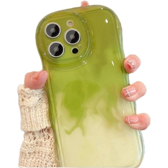 Halo Wave Vapour Bubble Phone Case, Small Fresh Design for Ladies, Drop-Proof and wear-Resistant, for iPhone 15 14 13 12 11 Pro Max XS XR X 7 8 Phone Case (P5,IP 12 PRO MAX)