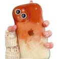 thumbnail image 1 of Halo Wave Vapour Bubble Phone Case, Small Fresh Design for Ladies, Drop-Proof and wear-Resistant, for iPhone 15 14 13 12 11 Pro Max XS XR X 7 8 Phone Case (P6,IP 13), 1 of 8