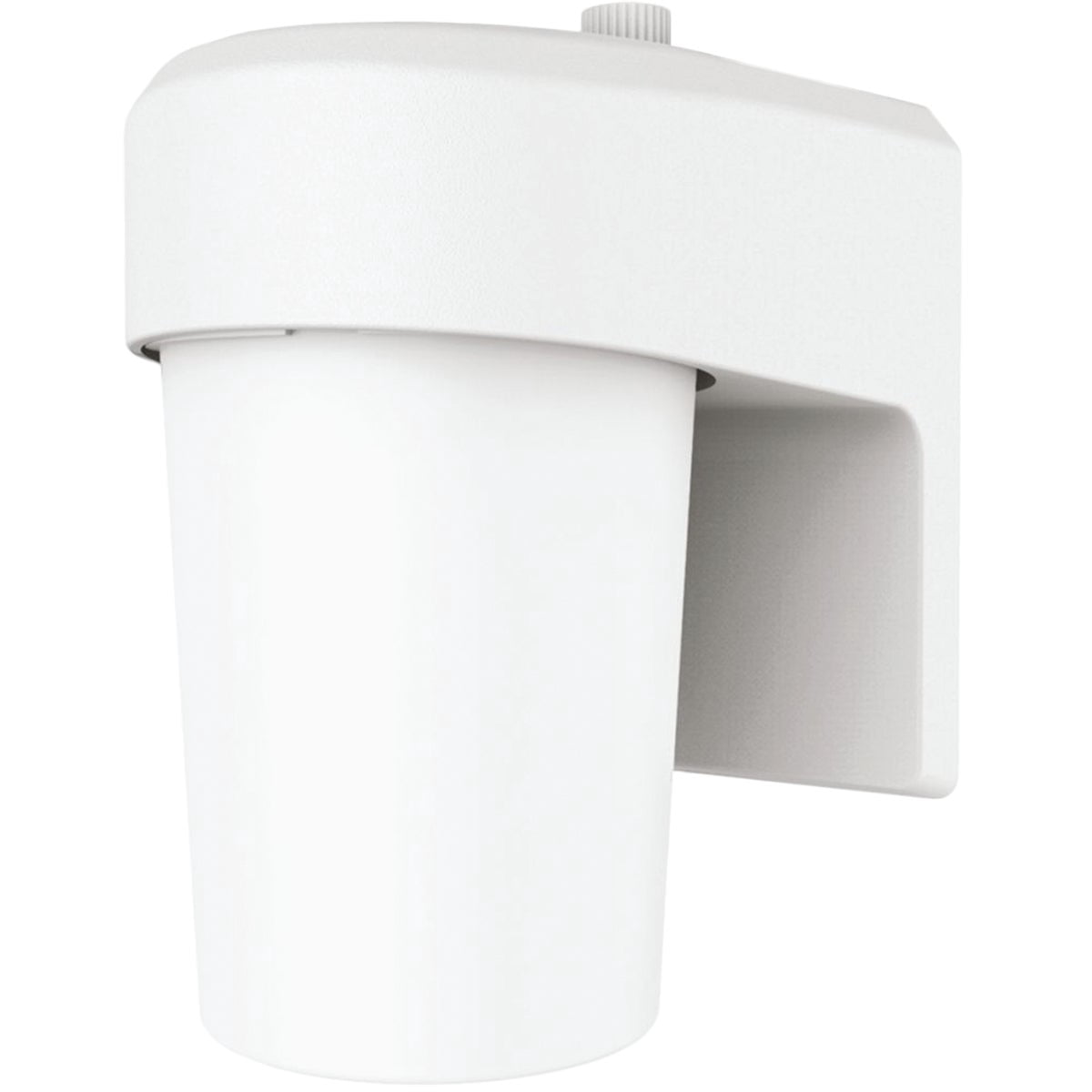 Halo White Dusk To Dawn LED Patio Light Fixture FE08A40FDW