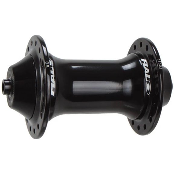 Halo DJ Wideboy Non-Disc Front Hub, 32h, Black