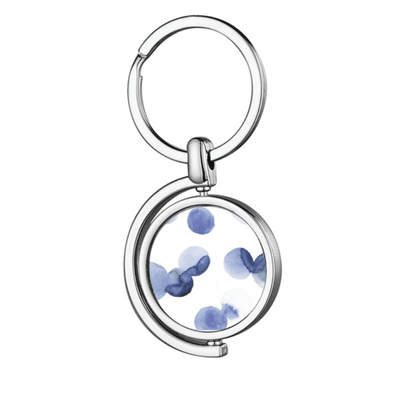 Halo s Art Pattern Rotating Keychain Metal Keyring Holder