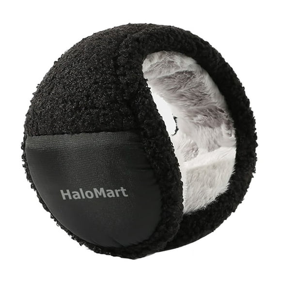 HaloMart Ear warmers, 2 Packs Fleece Earmuffs Winter for Men Women Ear Warmer Fleece Ear Muff Winter Accessory for Men Women