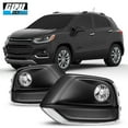 thumbnail image 1 of Halogen Clear Lens Fog Lights Pair Set for 2017-2020 Chevrolet Trax, Wiring Kit and Switch Included, 1 of 8