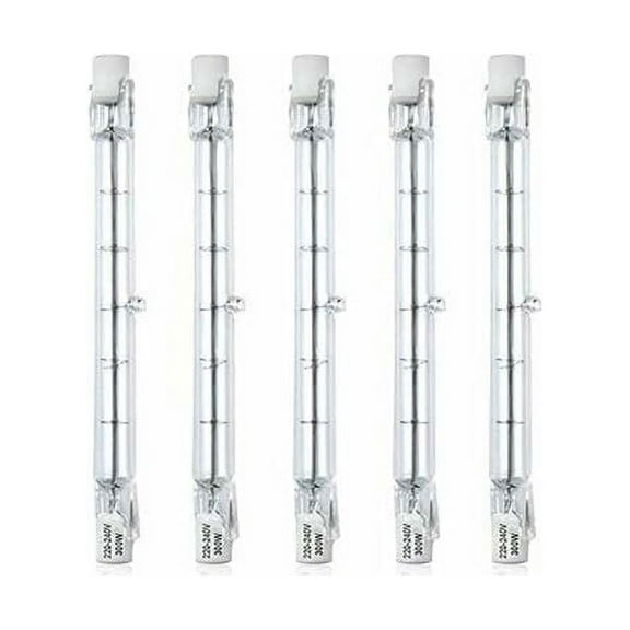 Halogen Double-Ended Light Bulb, Warm White Temperature, 200W Dimmable R7S J118 Linear Halogen, 360 Lighting Angle for Hotels, Workshops, Clothing Stores