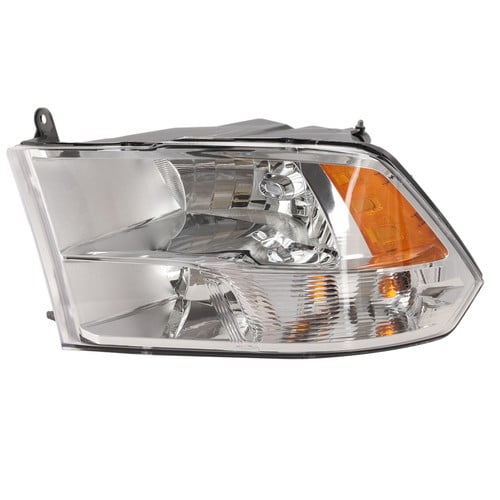 Halogen Headlight Assembly For 2011-12 Ram 1500 2500 Driver Side with Quad Lamps