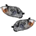 thumbnail image 1 of Halogen Headlight Assembly Left and Right Set For 2007-2012 Mitsubishi Eclipse, 1 of 5