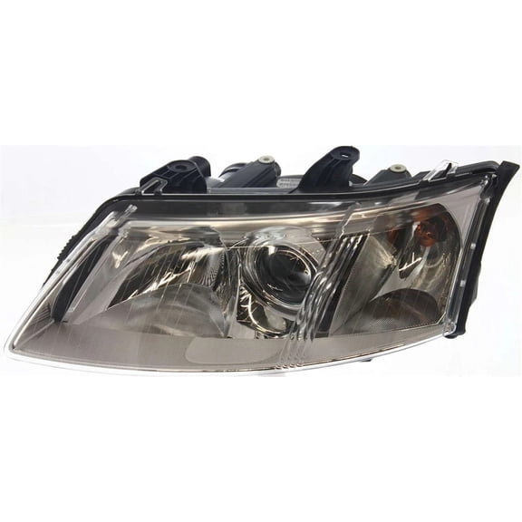 Halogen Headlight Assembly Set For 2003-2007 Saab 9-3 Left and Right with Bulb
