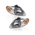 thumbnail image 1 of Halogen Headlight Assembly Set of 2 - Compatible with 2001 - 2007 Dodge Grand Caravan 2002 2003 2004 2005 2006, 1 of 2