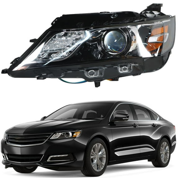 Halogen Headlight Driver Left Side Headlamp Assembly Fit for Chevrolet Impala 2015-2020