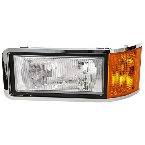 Halogen Headlight For 1991-2007 Mack CL Left w/ Bulb